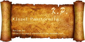 Kiszel Pasztorella névjegykártya